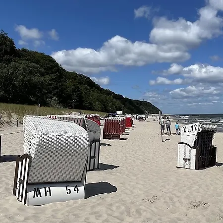 Bernsteinhaus 3 Zi Whg Im Eg, 2 Terrassen, Strandnah Mit Kamin Und Wlan *
