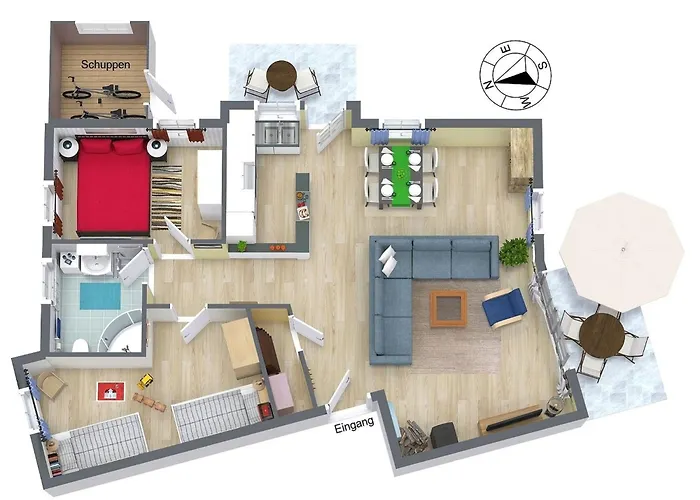 Bernsteinhaus Whg 1, Strandnah Mit Kamin Und Wlan Apartamento Kolpinsee